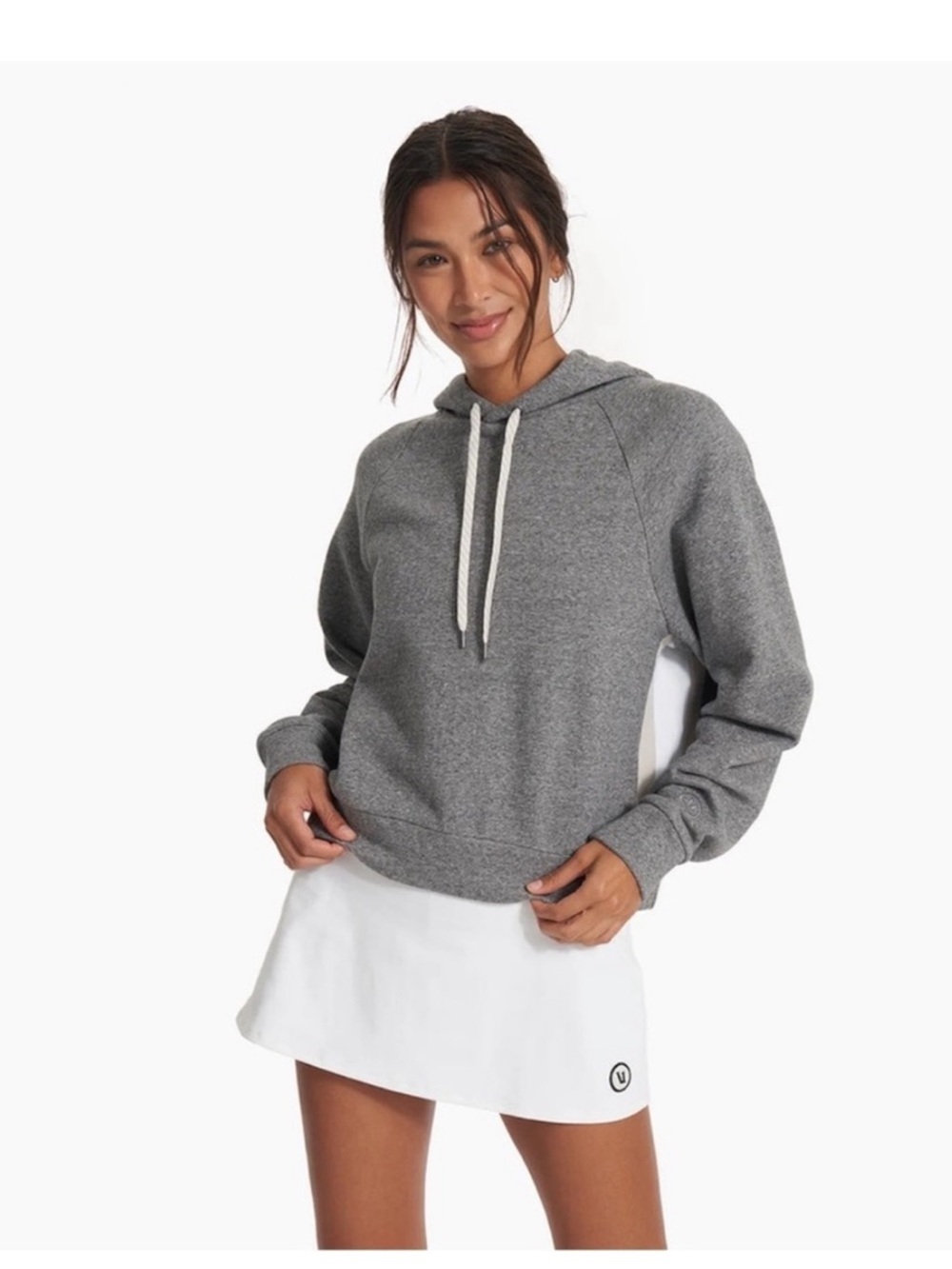 Vuori Color blocked  Gray Hoodie